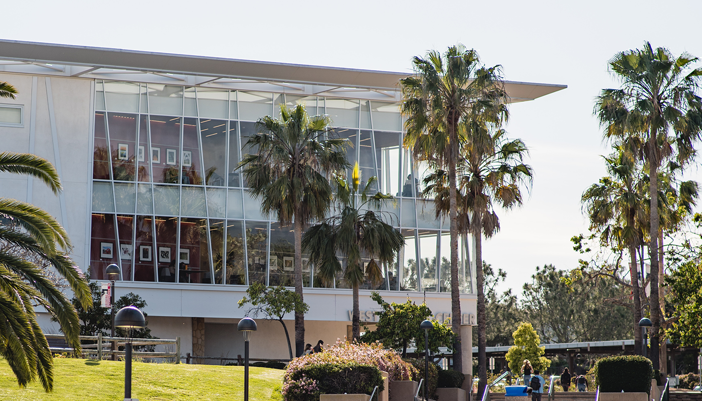 Santa Barbara City College's west campus center building.