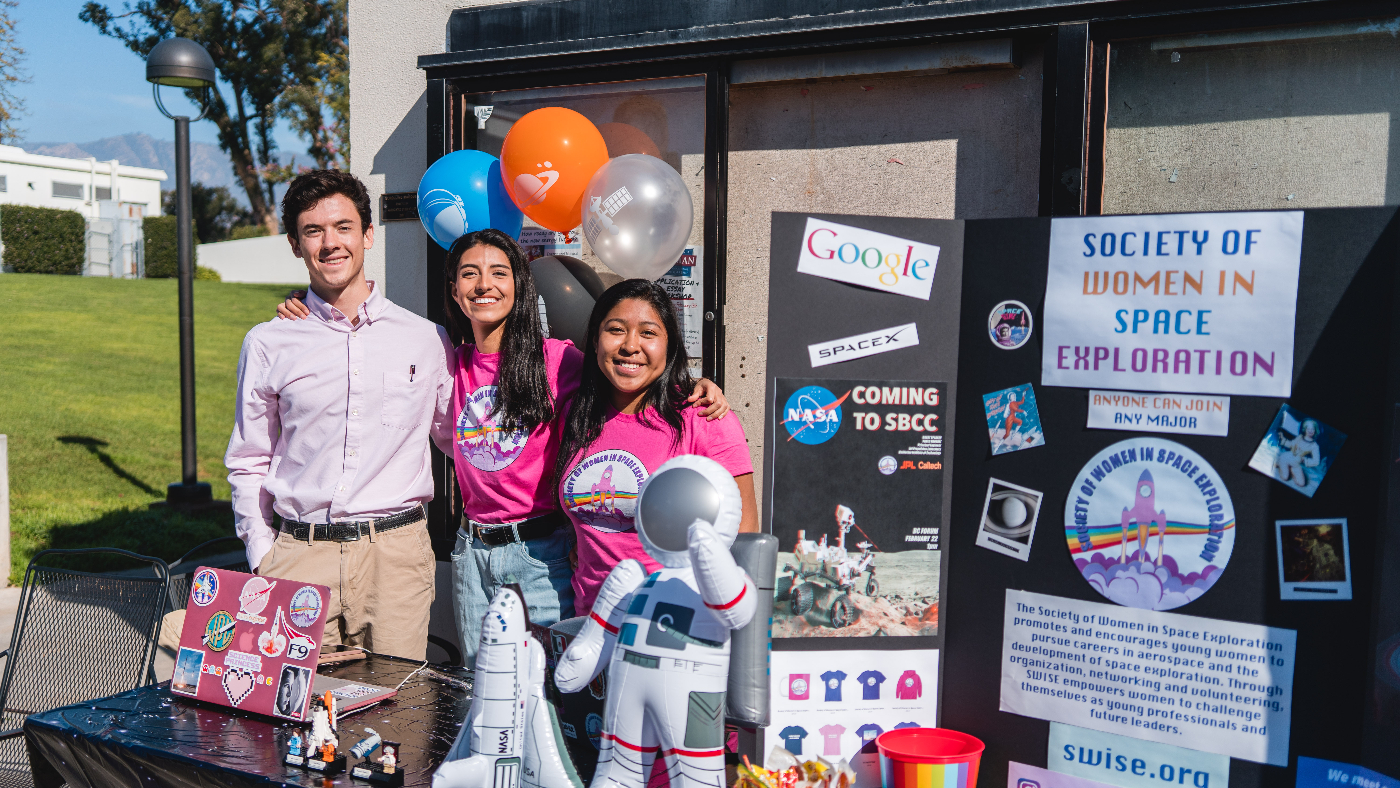 Students at Club Day