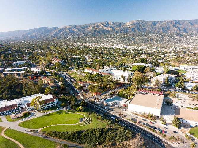 Santa Barbara overhead shot